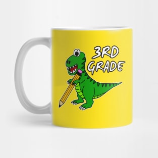 3rd Grade Dinosaur T-Rex Back To School 2022 Mug